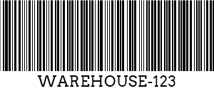 Mã 39 barcode example