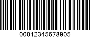 ITF (Interleaved 2 của 5) barcode example